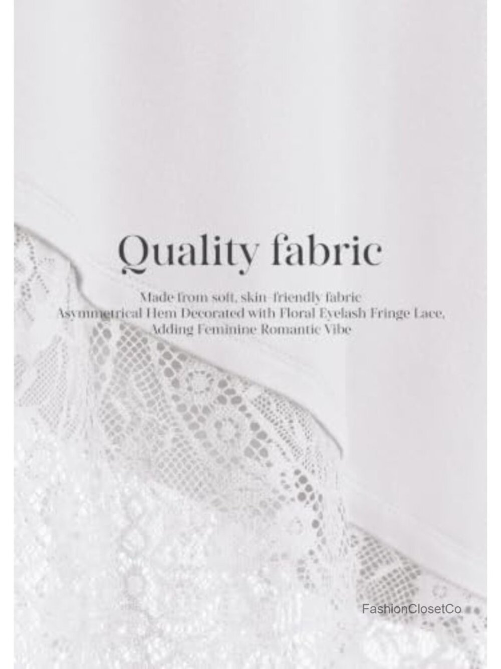 Women's Lace Patchwork Long Sleeve Stretchy Knit Asymmetric Hem Tunic Top - Picture 4 of 6